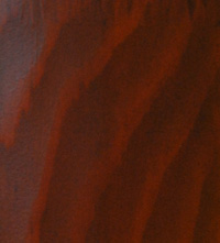 Покраска подоконников из дерева в цвет махагони
