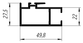 640-11 Створка центральная, бел. (6,0м)