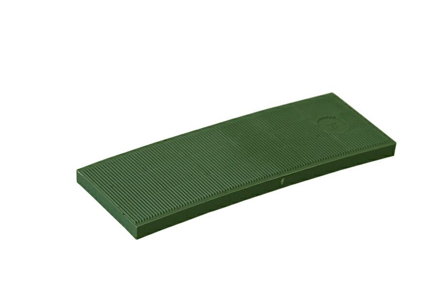 Рихтовочные пластины для стеклопакетов Bistrong 100x32x5 зелёные